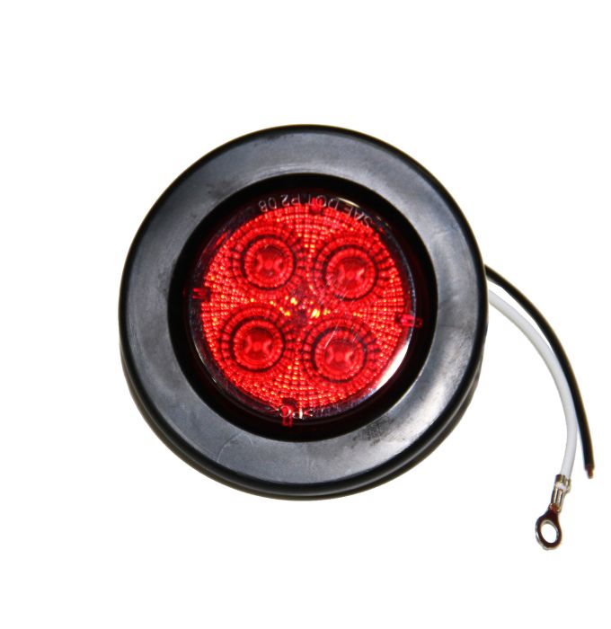 Gabarit LUMIERE DE GABARIT LED 2 1/2'' ROUGE 4 DIODES AVEC REFLECTEUR pour remorque