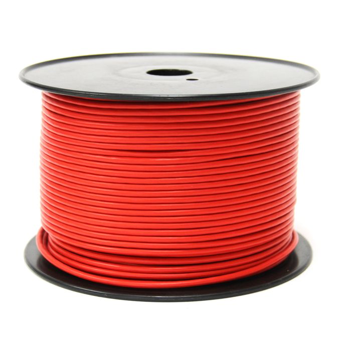 Fil électrique simple Fil 1 brin 12 GA rouge 500' SMARTOW pour remorque