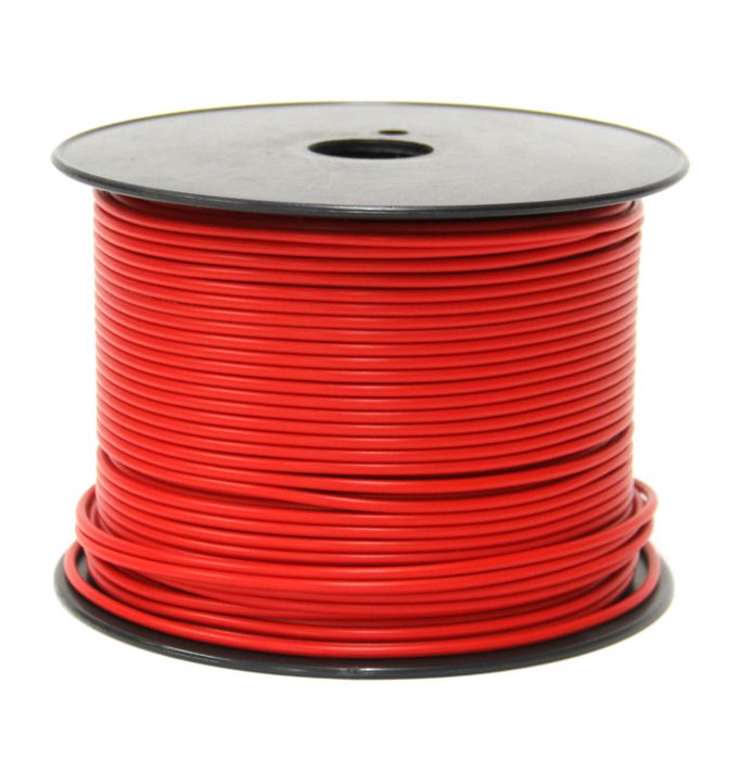 Fil électrique simple Fil 1 brin 16 GA rouge 500' SMARTOW pour remorque