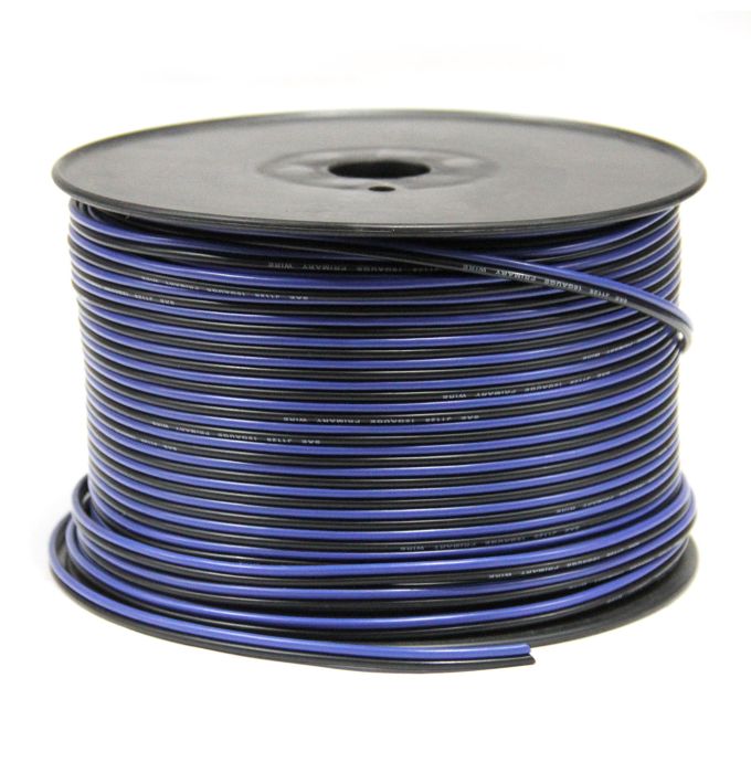 Câble multi-conducteurs Fil 2 brins 16 GA bleu/noir 500' SMARTOW pour remorque