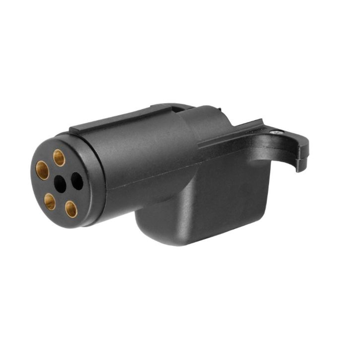 Adaptateur Adaptateur 6 brins ronds (auto) à 4 brins plats (remorque) CURT pour remorque