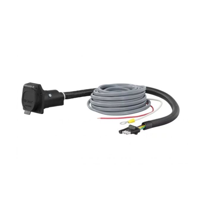 Adaptateur Adaptateur 4 brins plats (auto) à 7 brins plats (remorque) et co pour remorque