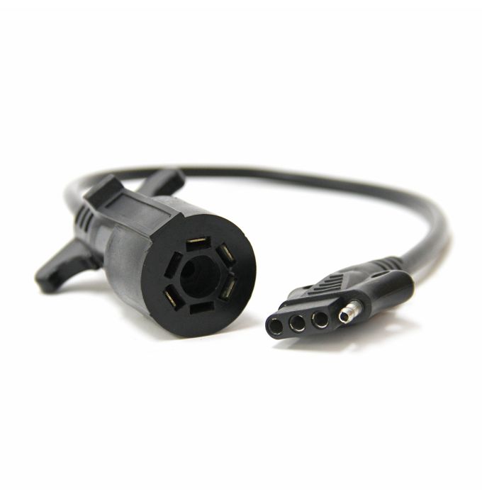 Adaptateur Adaptateur 7 brins (auto) à 4 brins plats (remorque) HD 2' SMART pour remorque