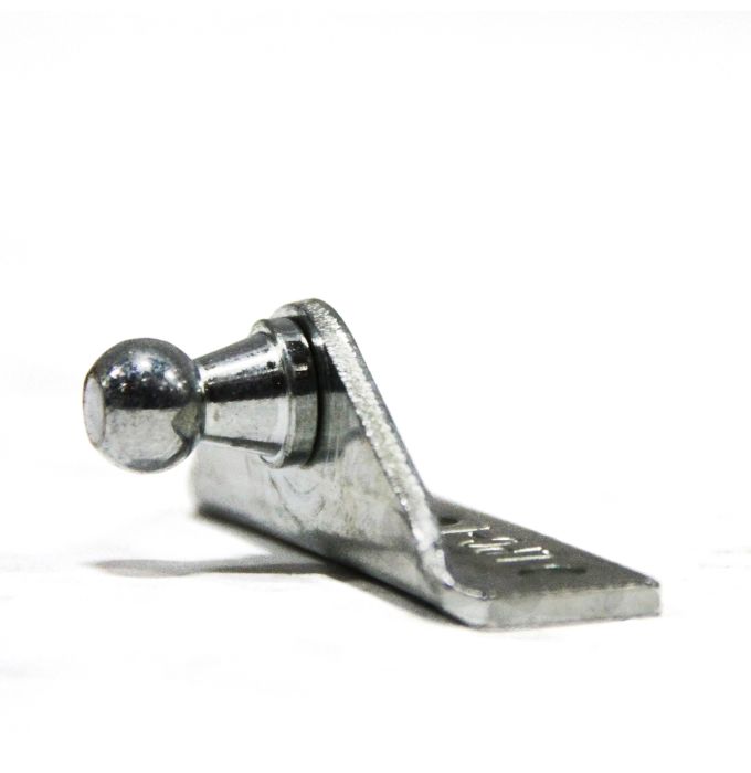 Quincaillerie pour rangement Embout avec boulon à rotule 10mm 3 trous zinc pour remorque