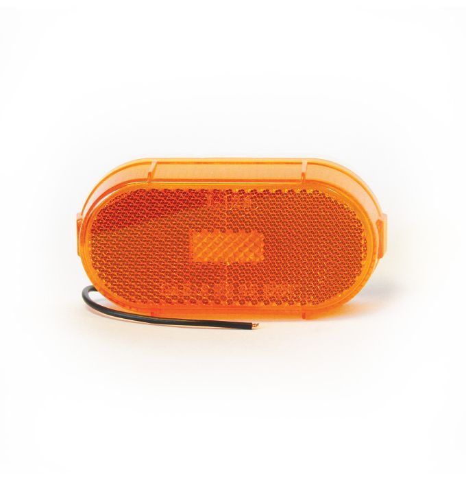 Gabarit LUMIERE DE GABARIT INC. 4'' X 2'' AMBRE AVEC REFLECTEUR pour remorque