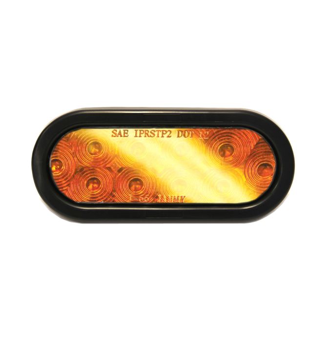 Position LUMIERE DE POSITION LED 6 1/2'' X 2 1/4'' AMBRE 10 DIODES pour remorque