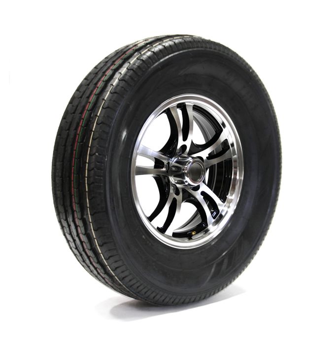 Remorque Pneu Radial 225/75R15 10 plis 2150 lbs Castel Rock et jante 15